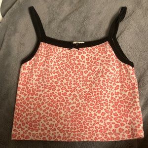 Brandy Melville animal print cami top